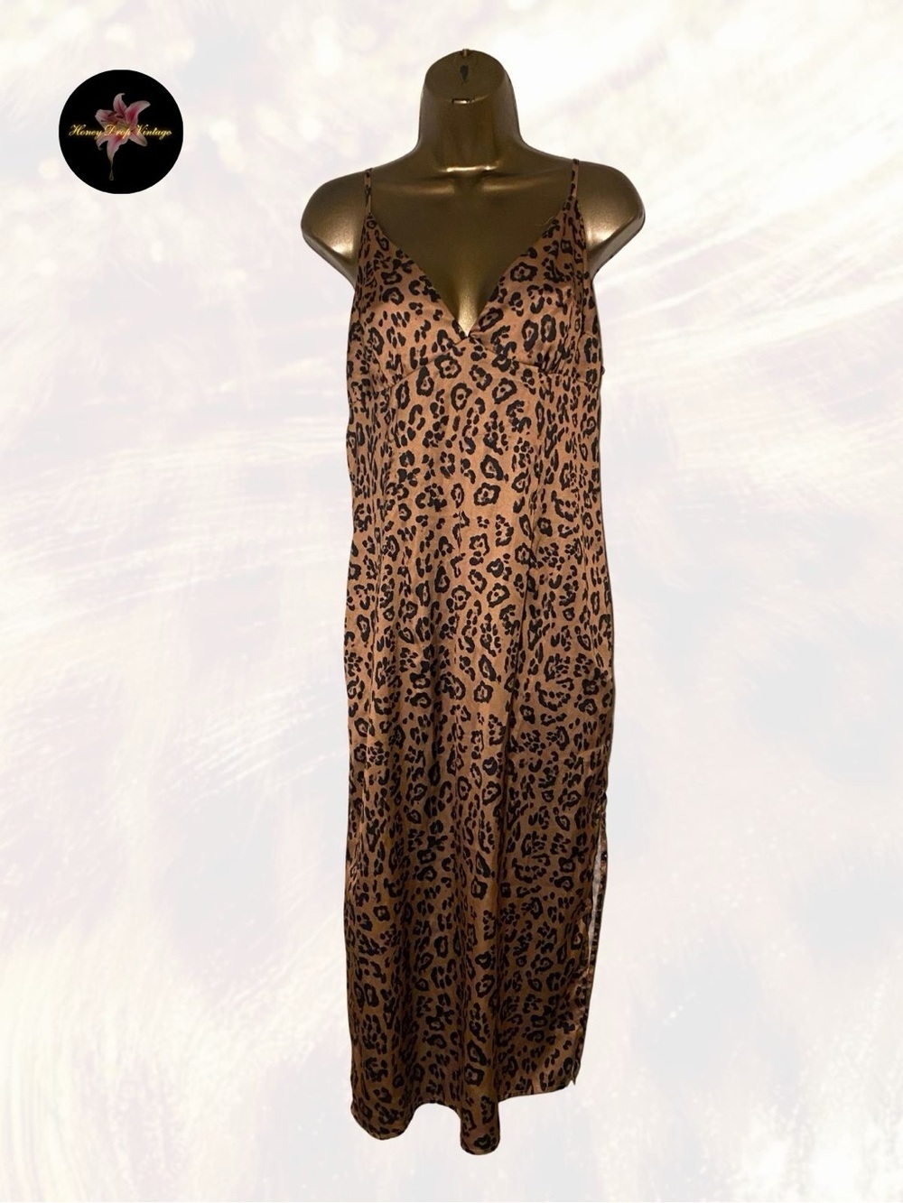 Cupshe Leopard Print Midi Slip Dress